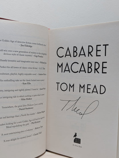 Cabaret Macabre by Tom Mead (Signed First Edition) - Fialta Books