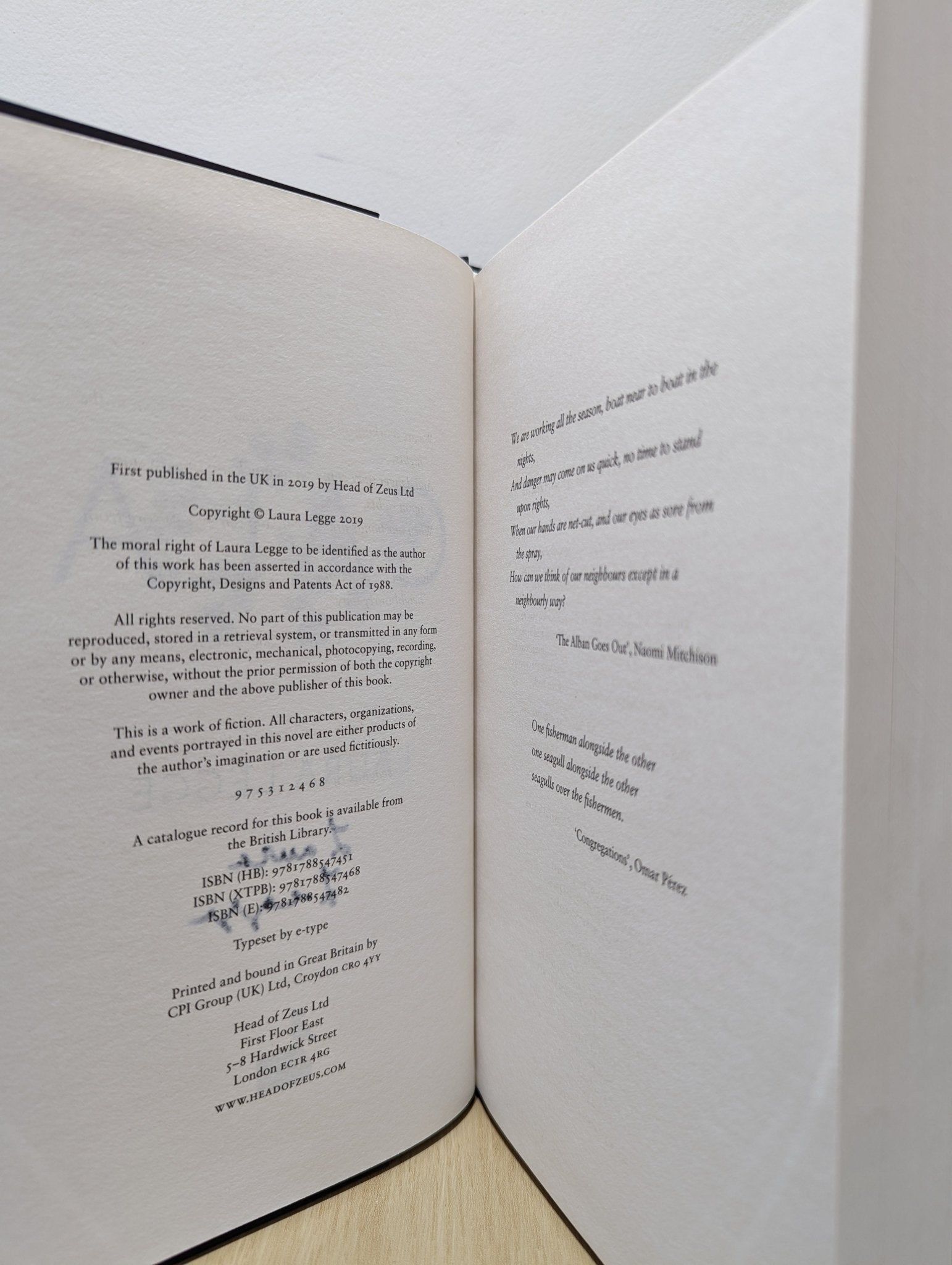 Cala by Laura Legge (Signed First Edition) - Fialta Books