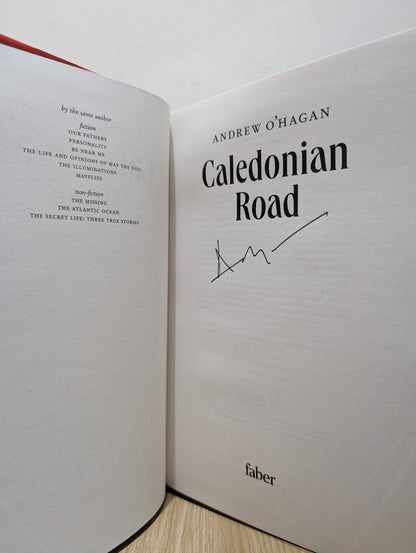 Caledonian Road by Andrew O'Hagan (Signed with red cover) - Fialta Books