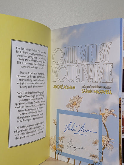 Call Me by Your Name Graphic Novel by Andre Aciman (Double Signed First Edition) - Fialta Books