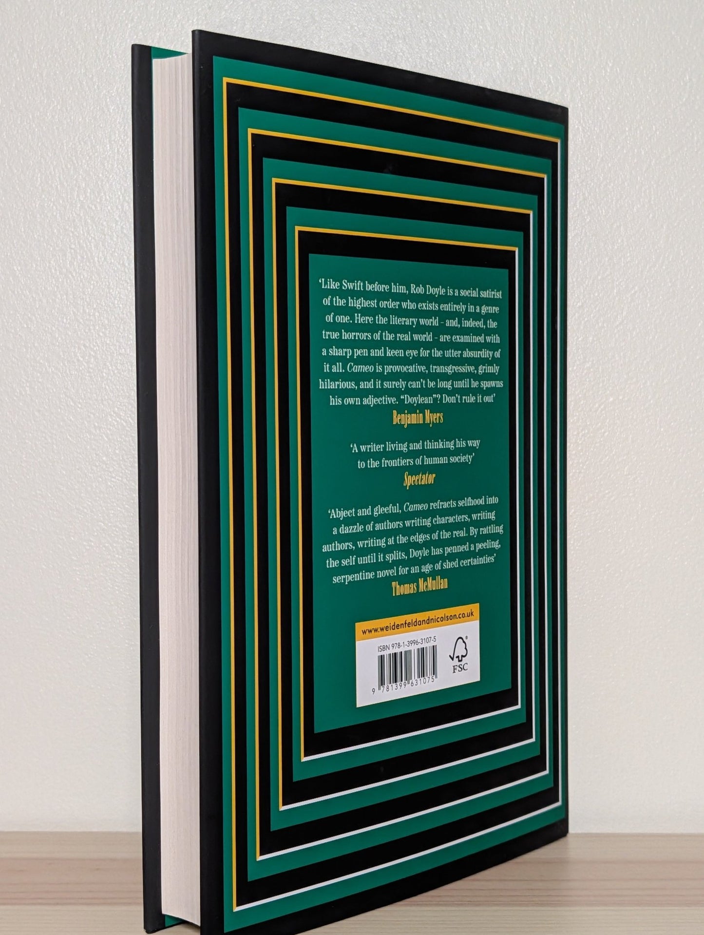 Cameo by Rob Doyle (Signed First Edition) - Fialta Books