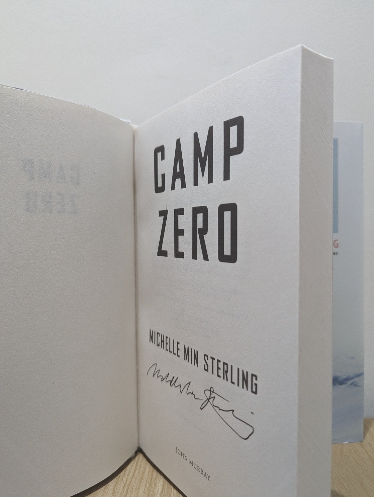 Camp Zero by Michelle Min Sterling (Signed First Edition) - Fialta Books
