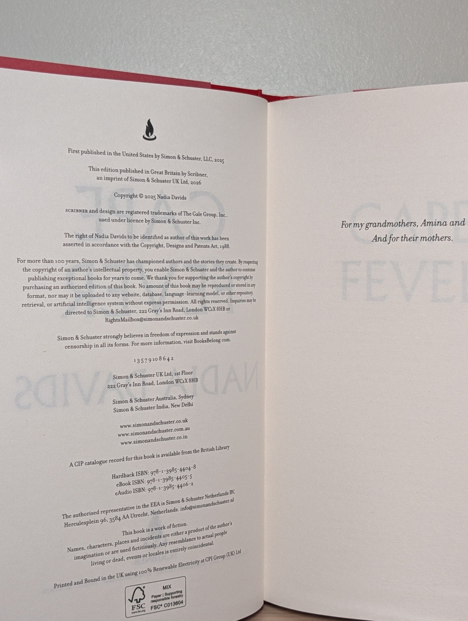 Cape Fever by Nadia Davids (First Edition) - Fialta Books