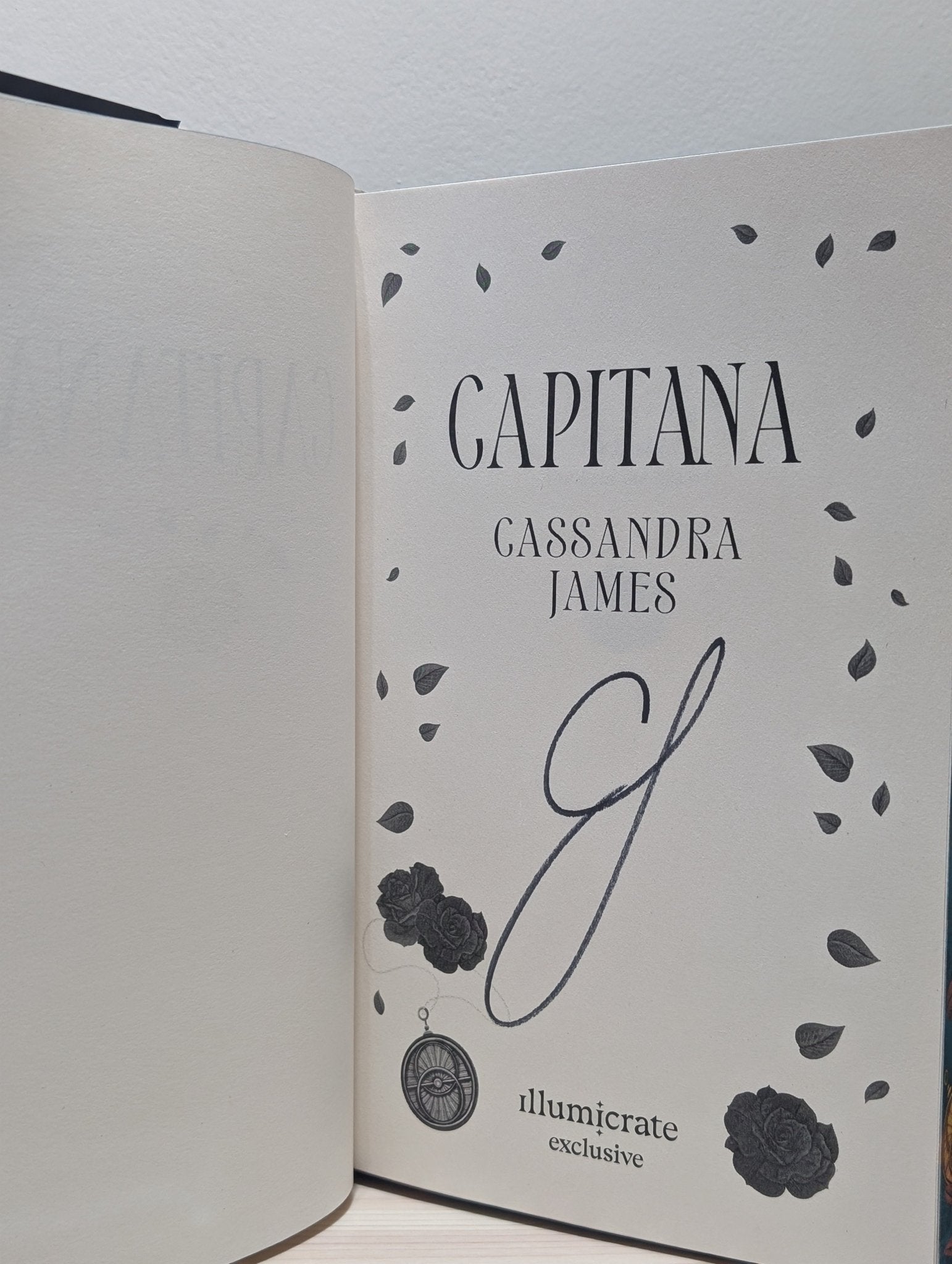 Capitana by Cassandra James (Signed First Edition with sprayed edges) - Fialta Books