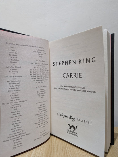 Carrie: 50th Anniversary Edition by Stephen King (First Printing) - Fialta Books