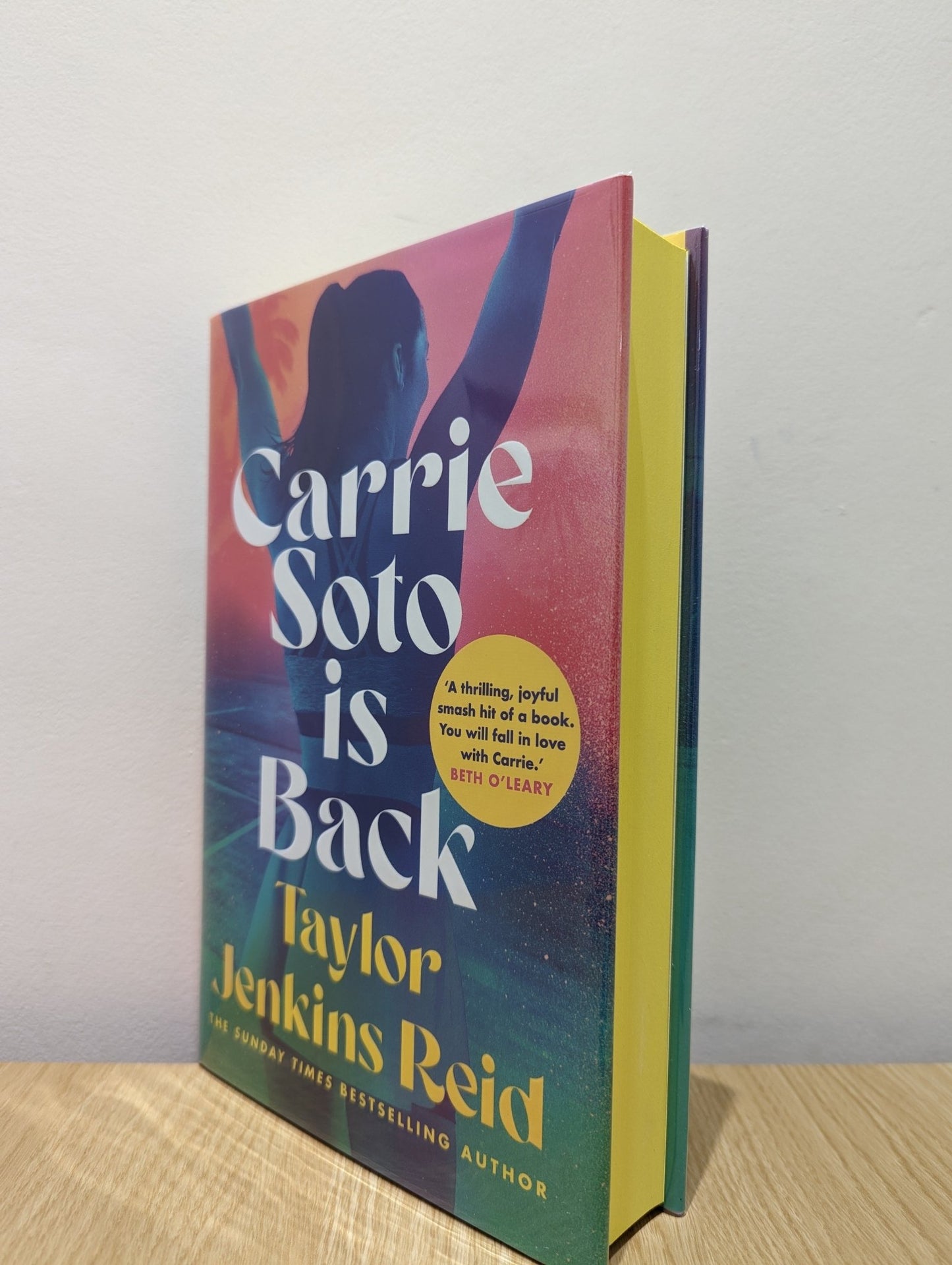 Carrie Soto Is Back by Taylor Jenkins Reid (Signed First Edition with sprayed edges) - Fialta Books