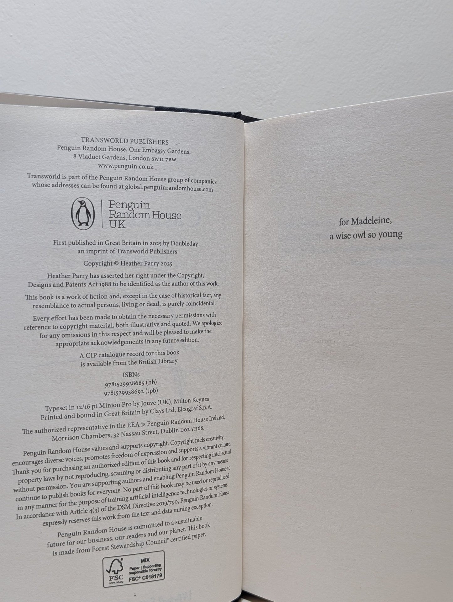 Carrion Crow by Heather Parry (Signed First Edition) - Fialta Books