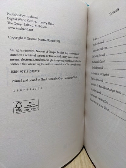 Case Study by Graeme Macrae Burnet (Signed) - Fialta Books