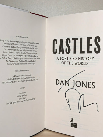Castles by Dan Jones (Signed First Edition) - Fialta Books