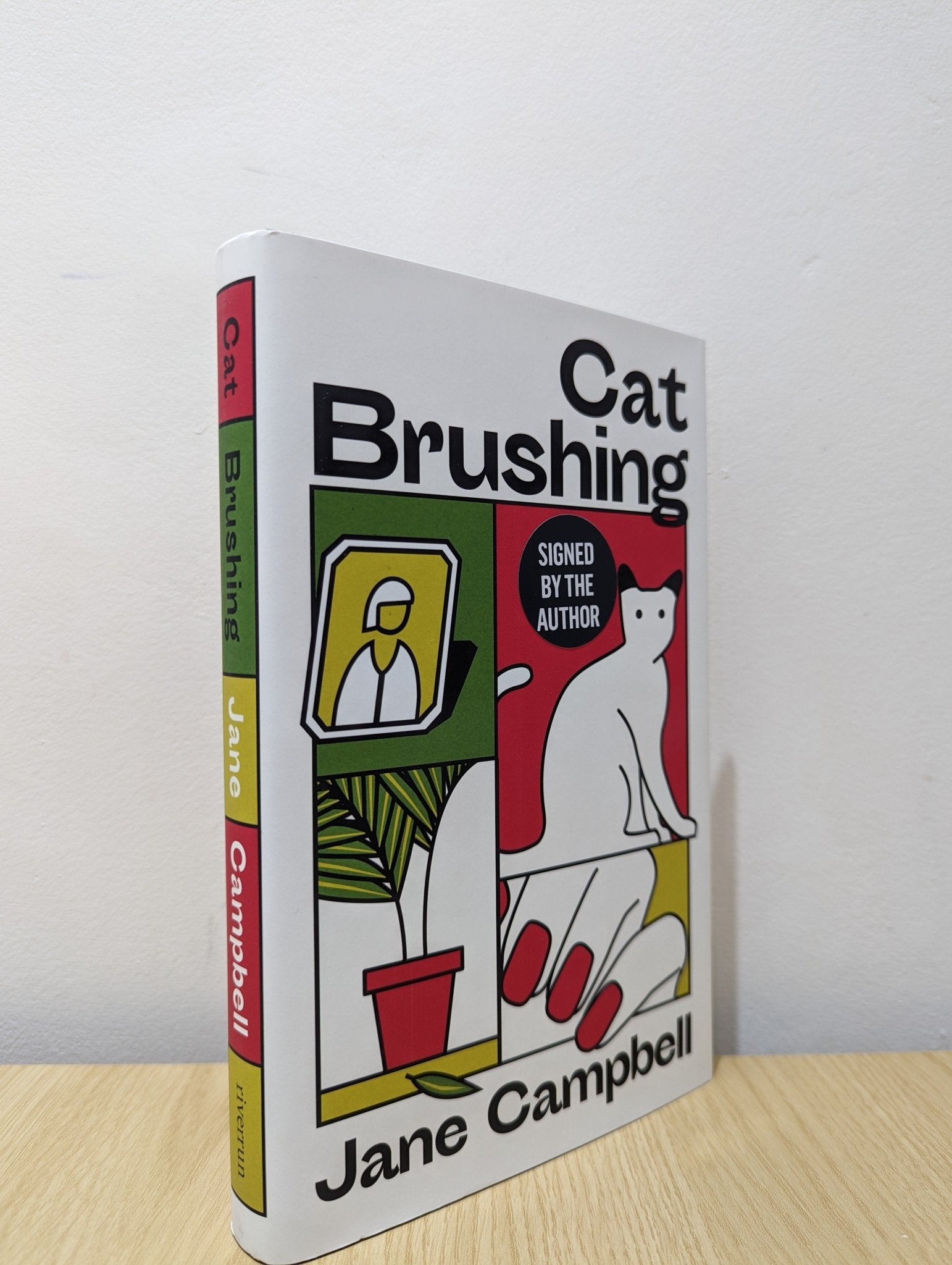 Cat Brushing by Jane Campbell (Signed First Edition) - Fialta Books