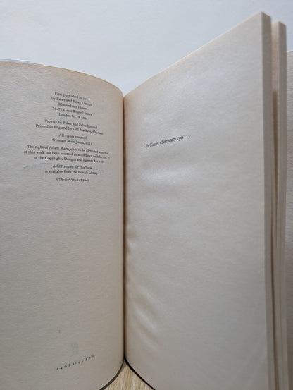 Cedilla by Adam Mars - Jones (Signed First Edition) - Fialta Books