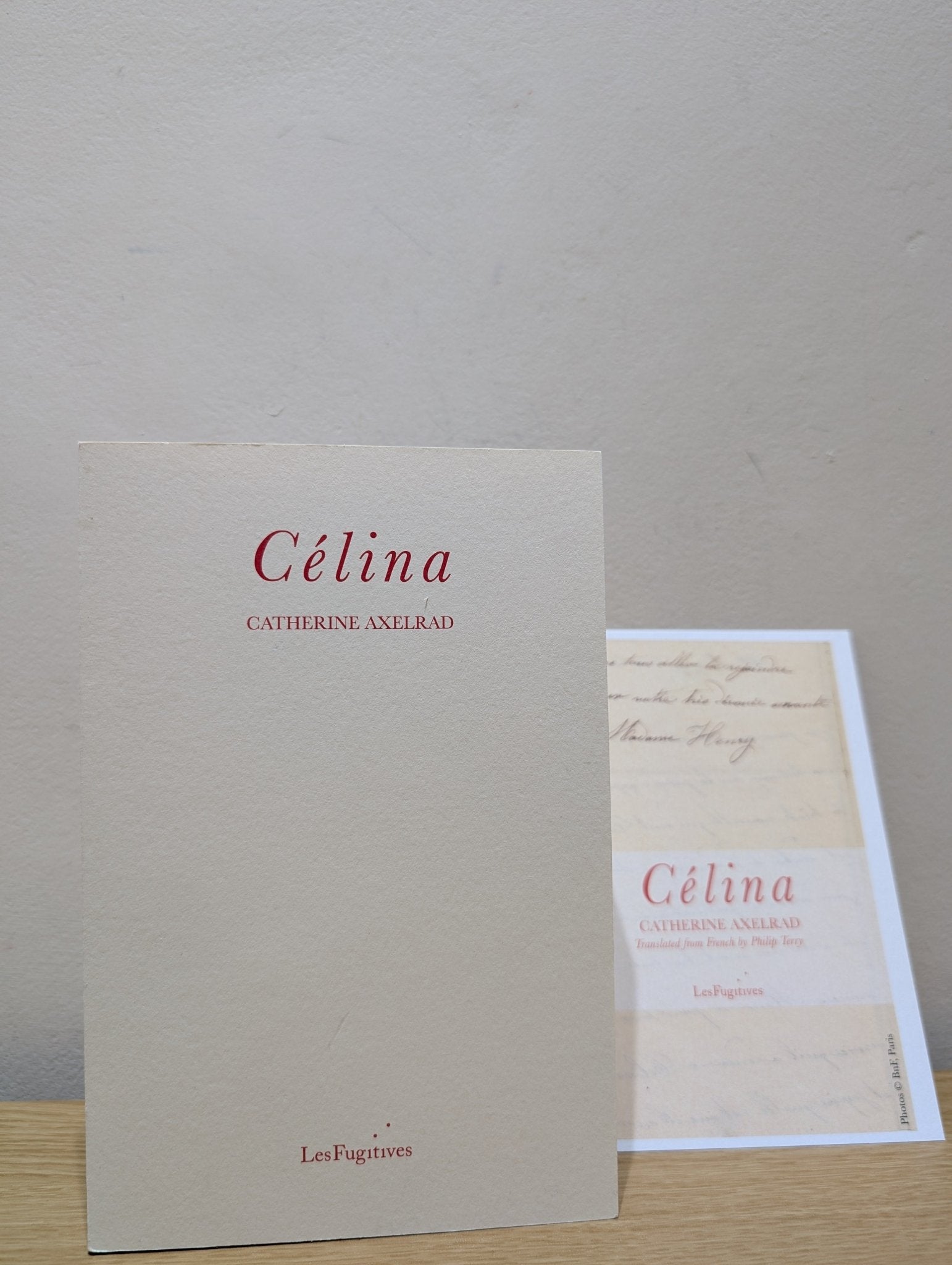 Celina by Catherine Axelrad (First Edition with postcard) - Fialta Books