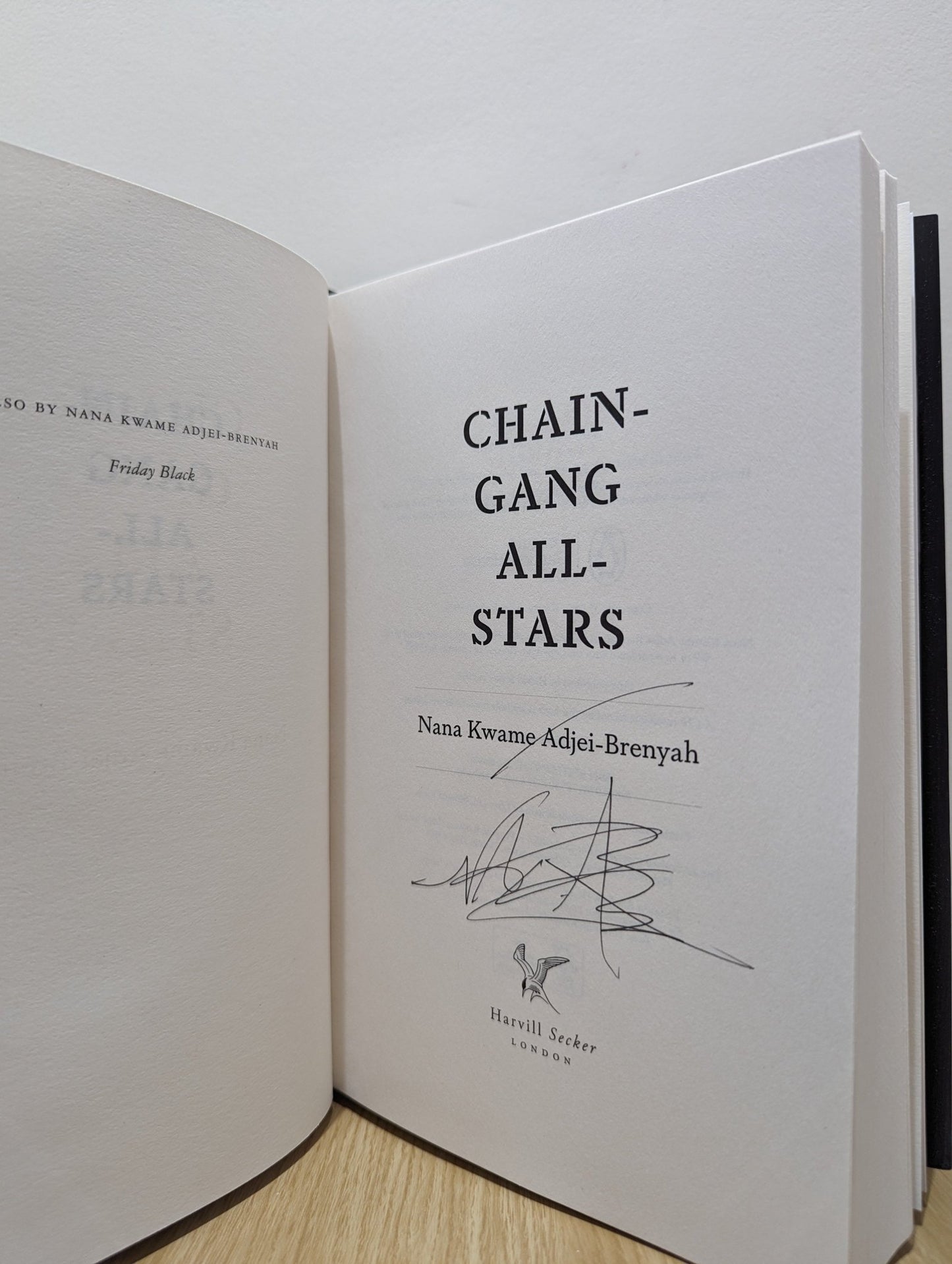 Chain-Gang All-Stars by Nana Kwame Adjei-Brenyah (Signed First Edition with extra essay) - Fialta Books