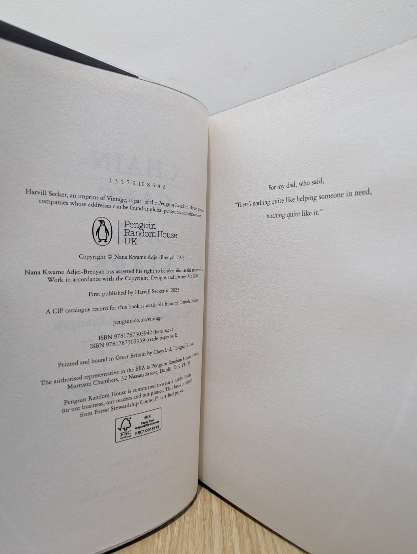 Chain - Gang All - Stars by Nana Kwame Adjei - Brenyah (Signed Numbered First Edition with sprayed edges) - Fialta Books