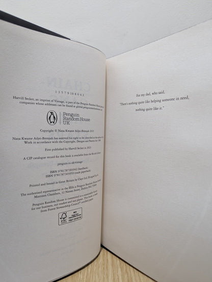 Chain - Gang All - Stars by Nana Kwame Adjei - Brenyah (Signed Numbered First Edition with sprayed edges) - Fialta Books