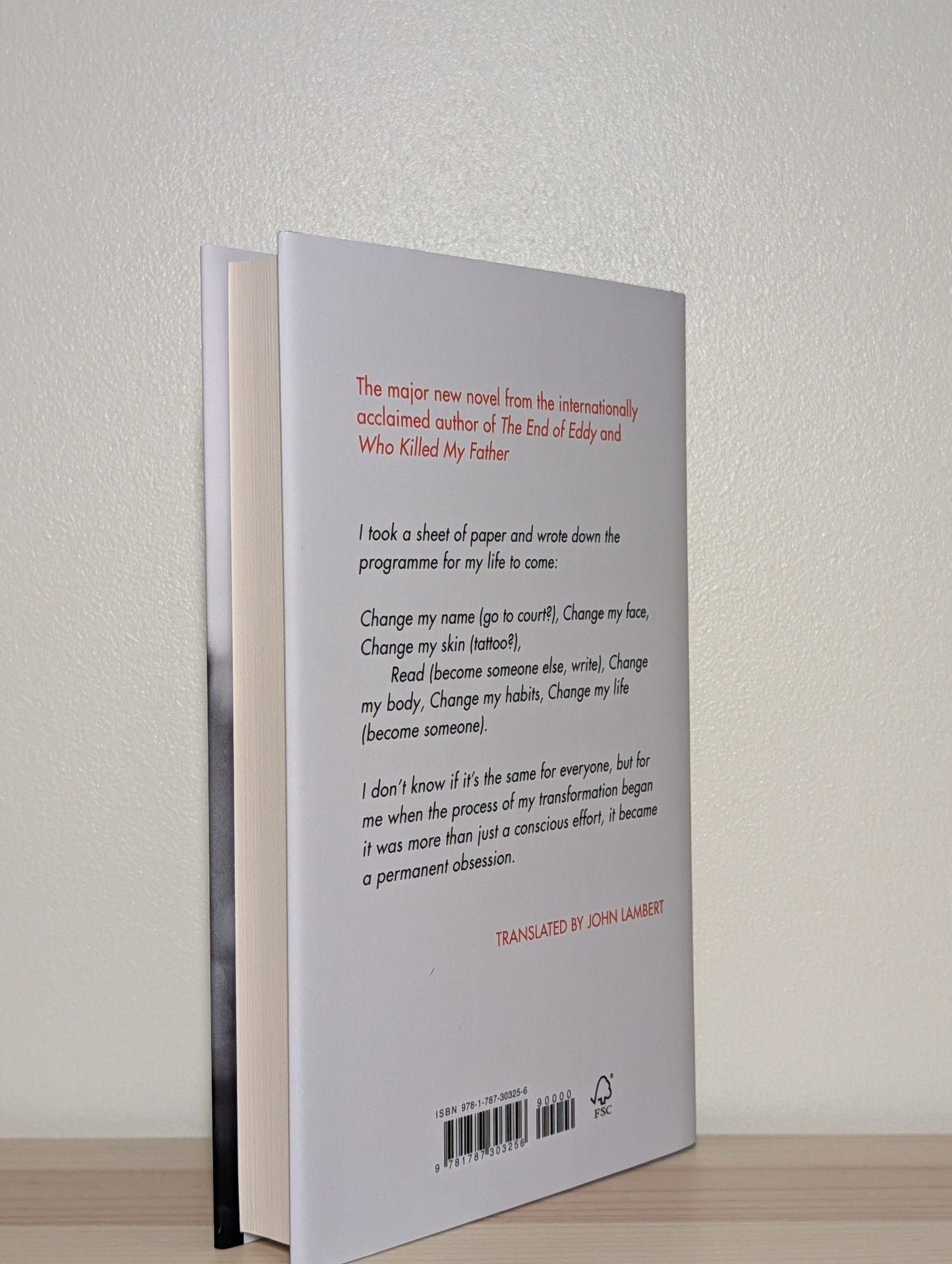 Change: A Method by Edouard Louis (Signed First Edition) - Fialta Books