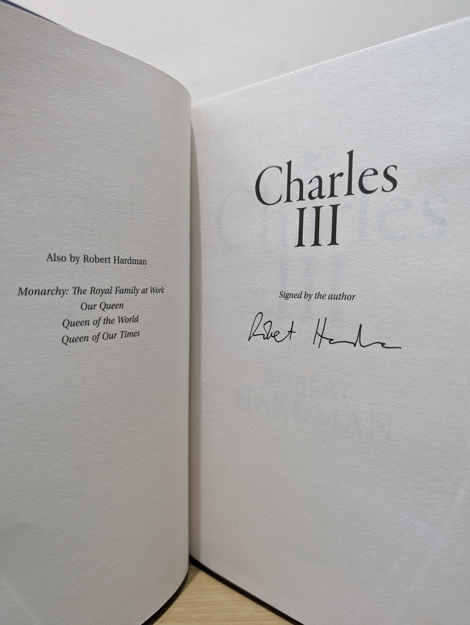 Charles III: New King. New Court. The Inside Story. by Robert Hardman (Signed First Edition) - Fialta Books