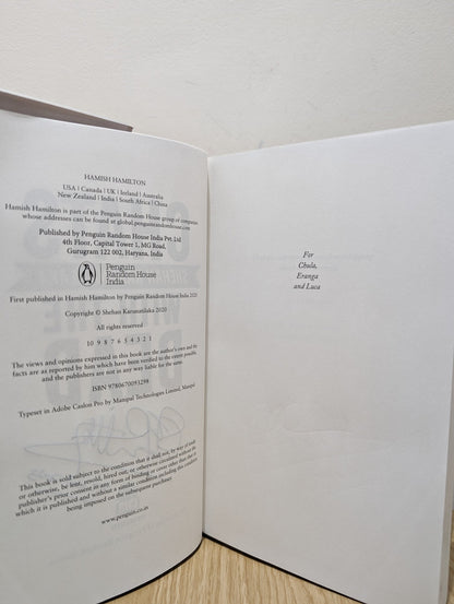 Chats With The Dead by Shehan Karunatilaka (Signed Dated First Edition) - Fialta Books