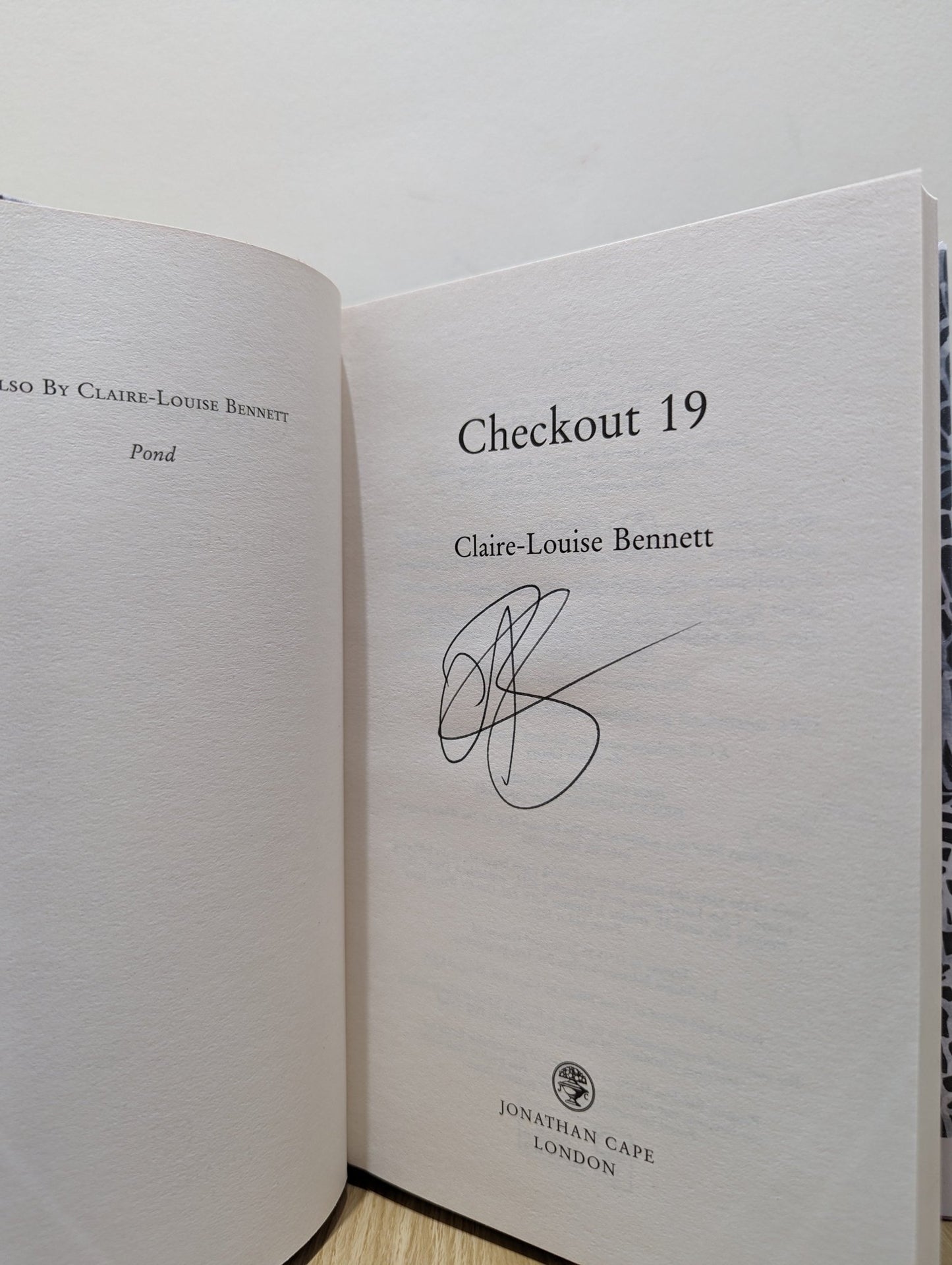 Checkout 19 by Claire - Louise Bennett (Signed) - Fialta Books