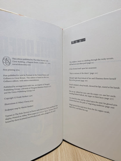 Children of Dune by Frank Herbert (Folio Slipcase Edition Signed by Illustrator) - Fialta Books