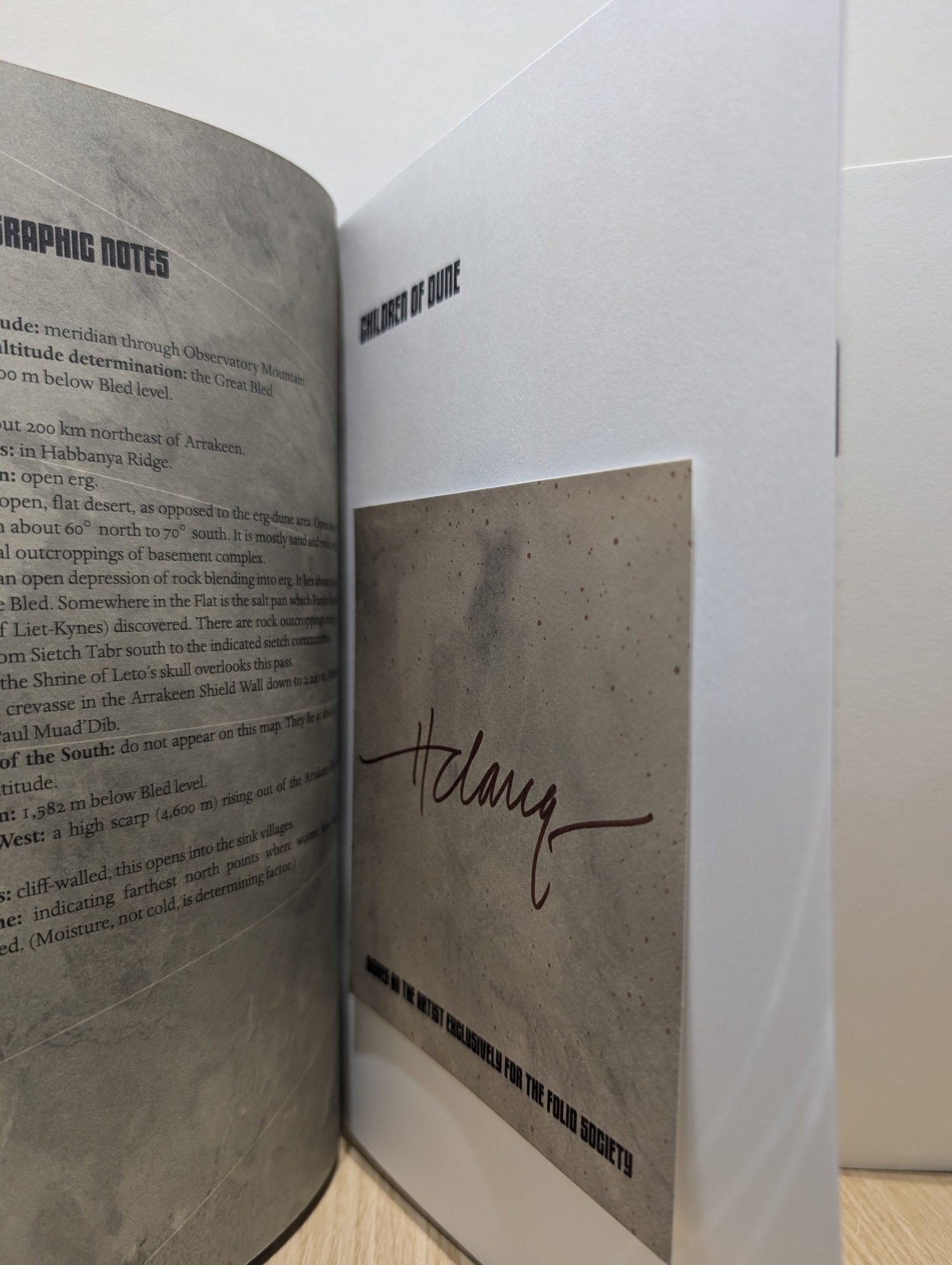 Children of Dune by Frank Herbert (Folio Slipcase Edition Signed by Illustrator) - Fialta Books