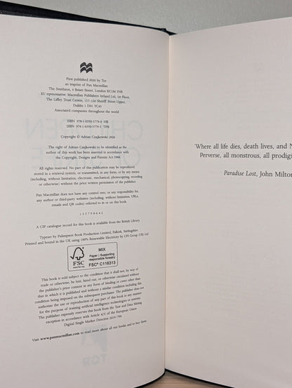 Children of Strife by Adrian Tchaikovsky (Signed First Edition with sprayed edges) - Fialta Books