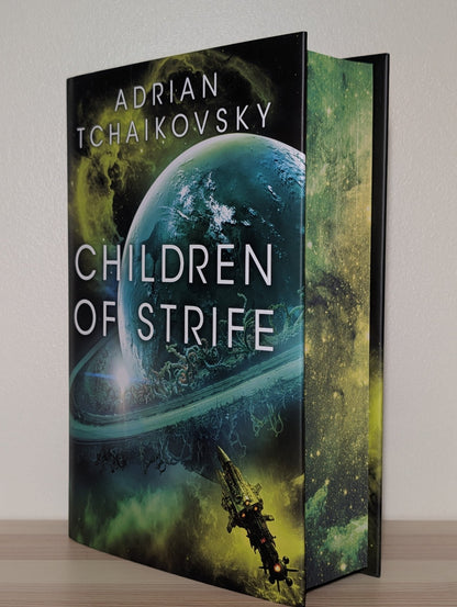Children of Strife by Adrian Tchaikovsky (Signed First Edition with sprayed edges) - Fialta Books