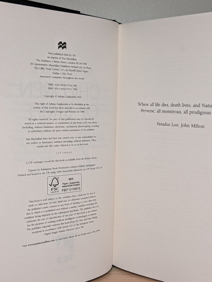 Children of Strife by Adrian Tchaikovsky (Signed to Title Page) - Fialta Books