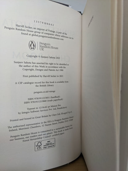 China Room by Sunjeev Sahota (Signed First Edition) - Fialta Books