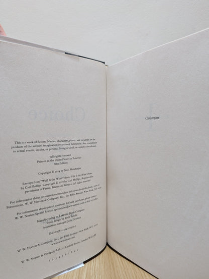 Choice: A Novel by Neel Mukherjee (Signed First Edition) - Fialta Books