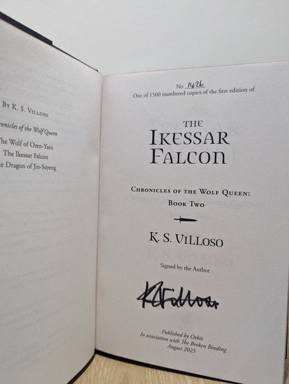 Chronicles of the Wolf Queen Series by K.S. Villoso (Signed Set with sprayed edges) - Fialta Books