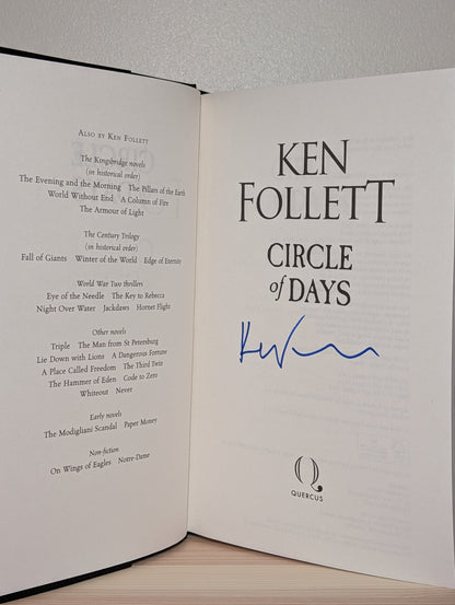 Circle of Days by Ken Follett (Signed First Edition) - Fialta Books