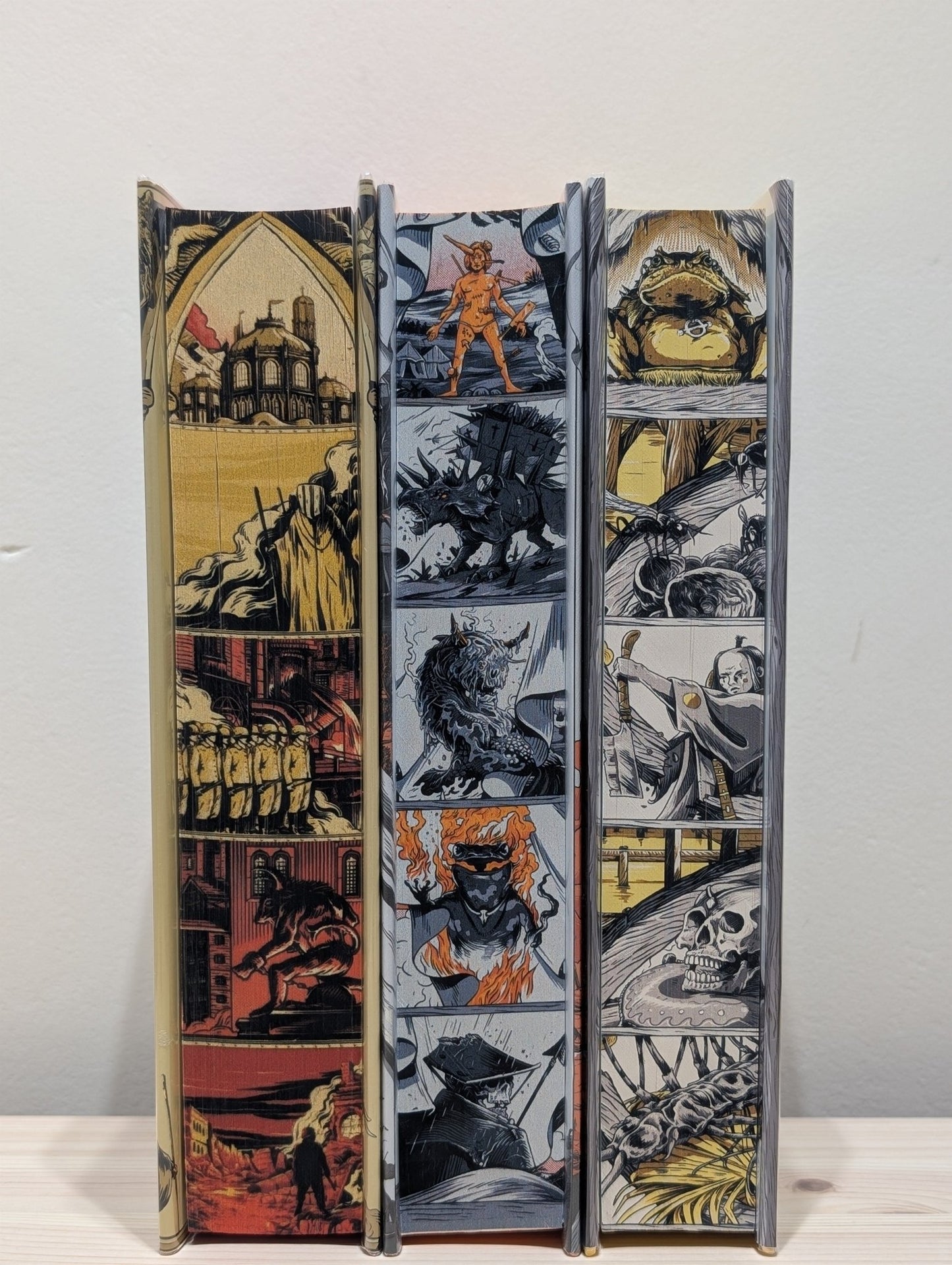 City of Last Chances; House of Open Wounds; Days of Shattered Faith by Adrian Tchaikovsky (Signed First Set with sprayed edges) - Fialta Books