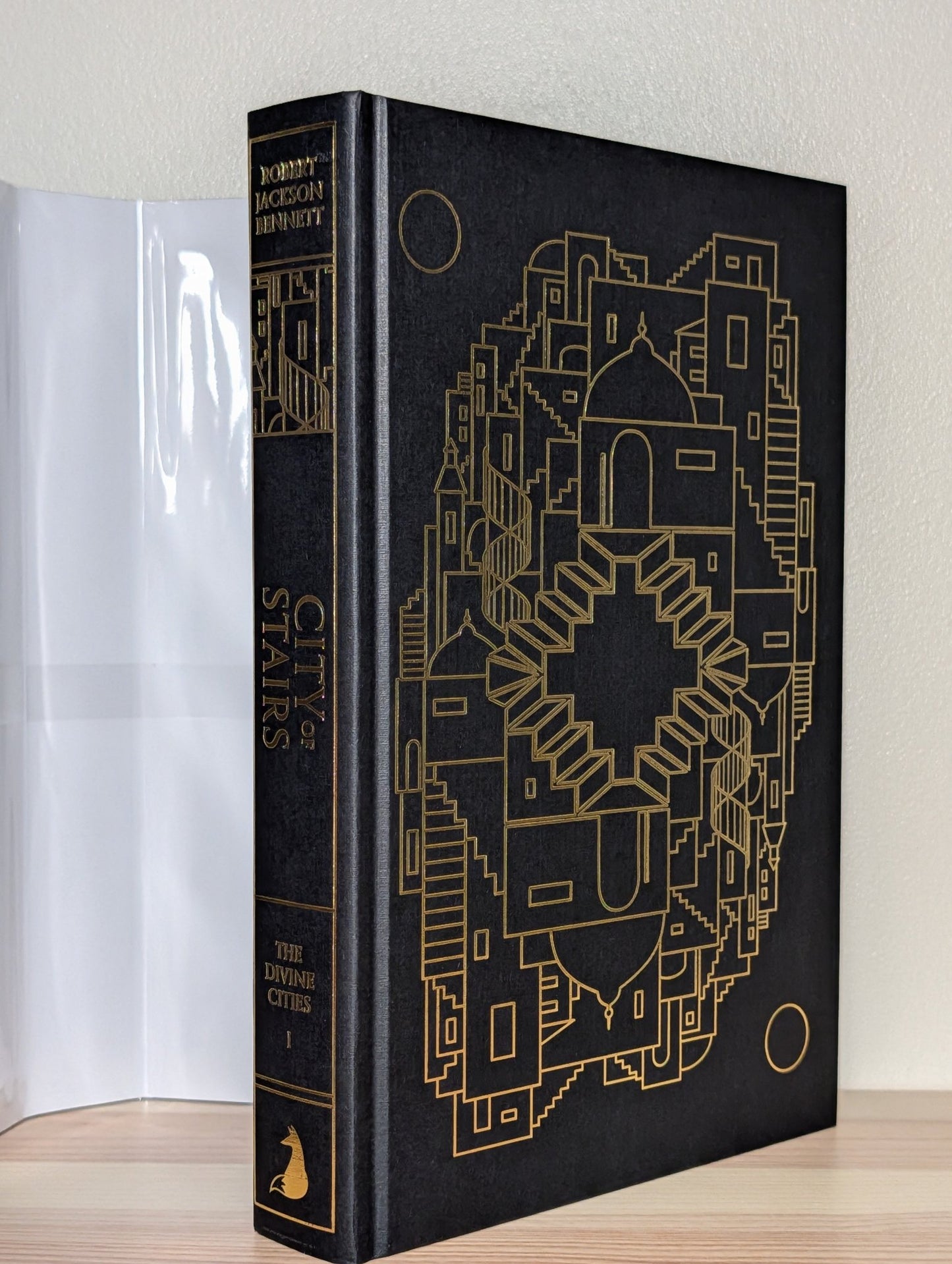 City of Stairs by Robert Jackson Bennett (Signed Numbered with sprayed edges) - Fialta Books