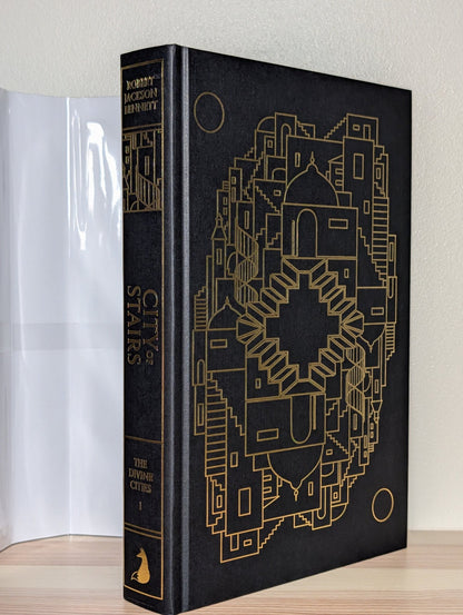 City of Stairs by Robert Jackson Bennett (Signed Numbered with sprayed edges) - Fialta Books