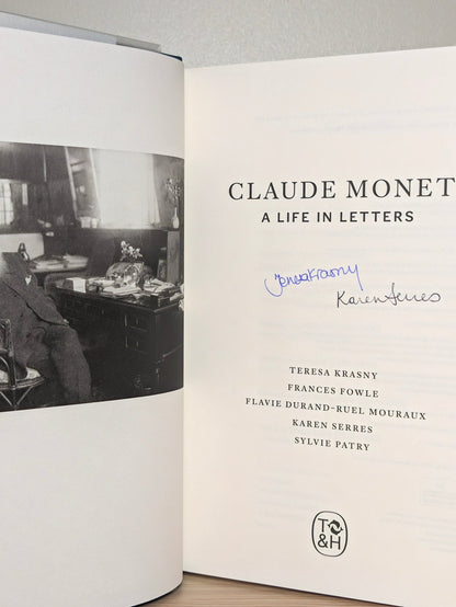 Claude Monet: A Life in Letters by Teresa Krasny (Signed First Edition) - Fialta Books