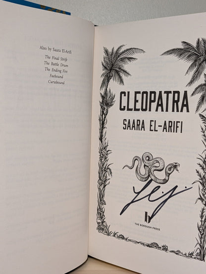 Cleopatra by Saara El - Arifi (Signed First Edition with sprayed edges) - Fialta Books