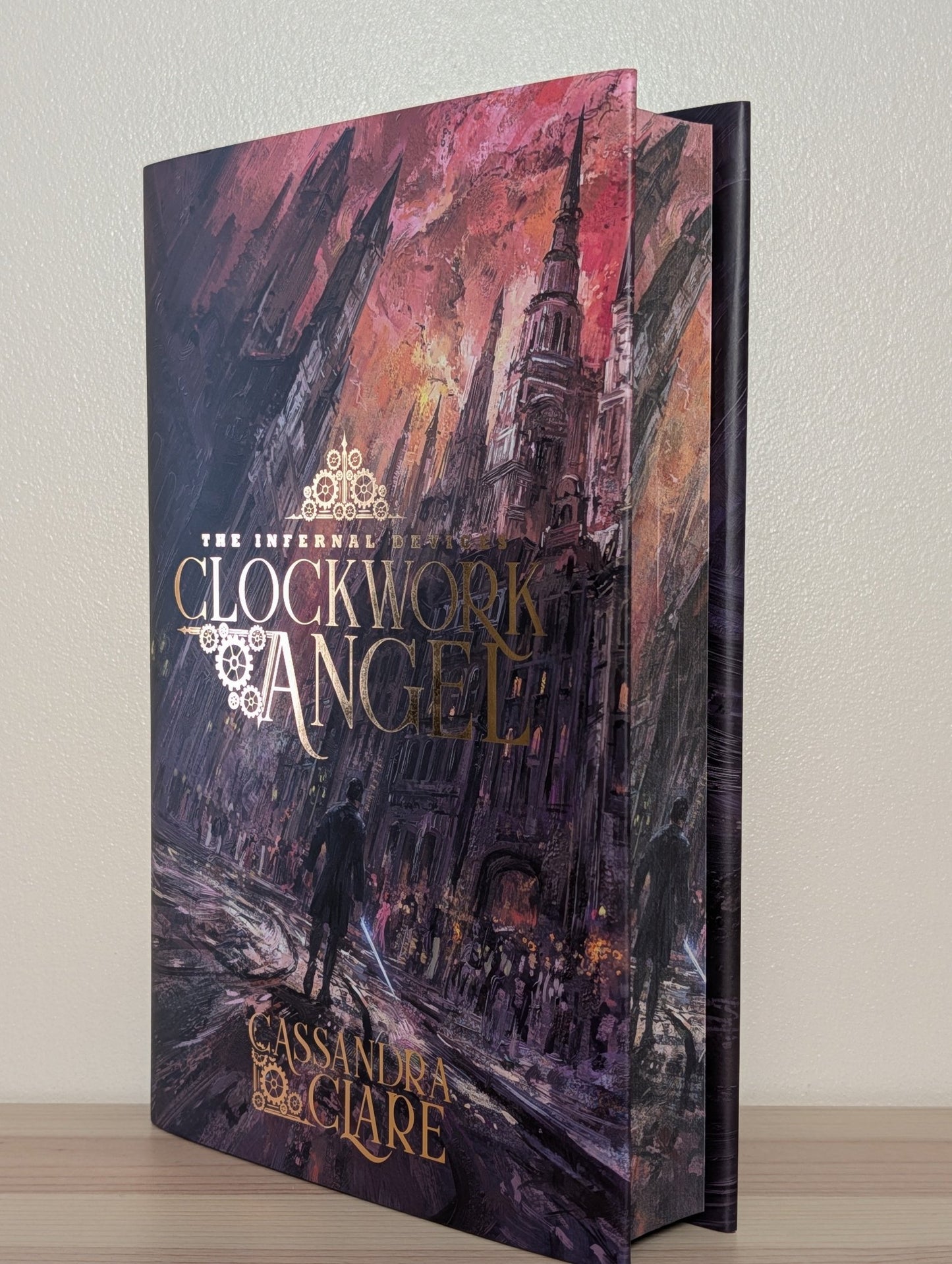 Clockwork Angel by Cassandra Clare (Deluxe Edition with sprayed edges) - Fialta Books