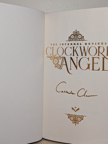 Clockwork Angel by Cassandra Clare (Deluxe Edition with sprayed edges) - Fialta Books