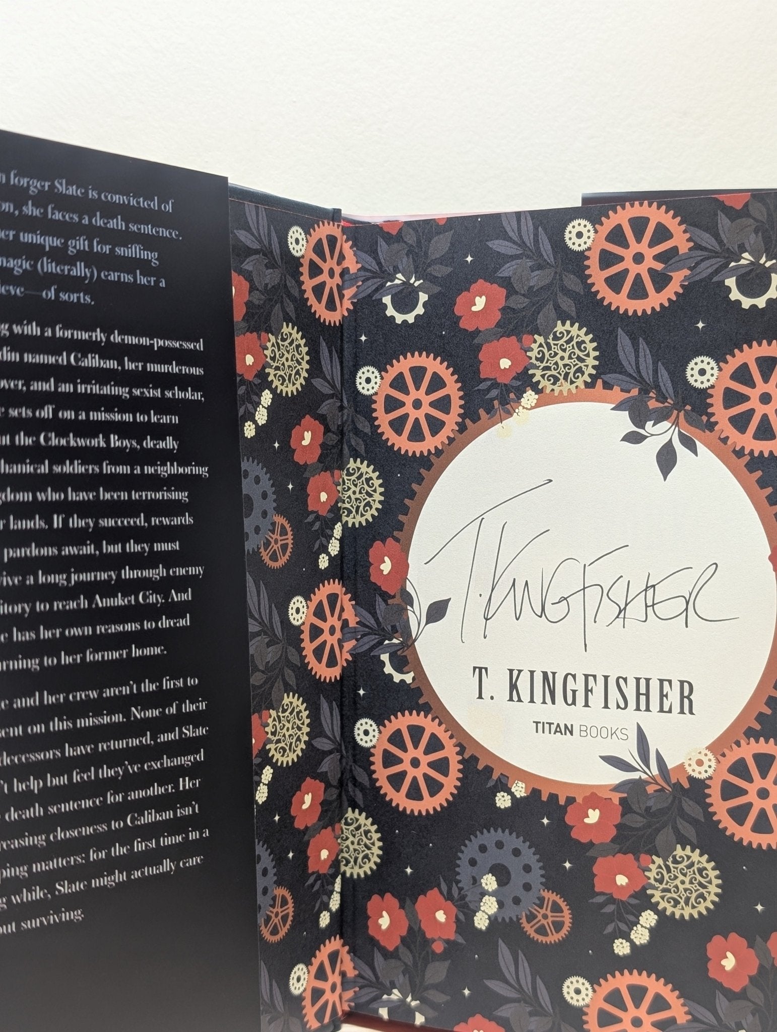 Clockwork Boys by T. Kingfisher (Signed First Edition with sprayed edges) - Fialta Books