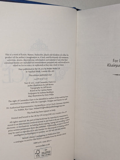 Clockwork Prince by Cassandra Clare (Deluxe Edition with sprayed edges) - Fialta Books