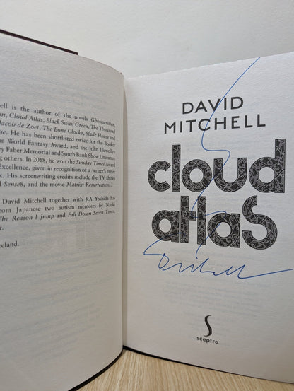 Cloud Atlas: 20th Anniversary Edition by David Mitchell (Signed with sprayed edges) - Fialta Books