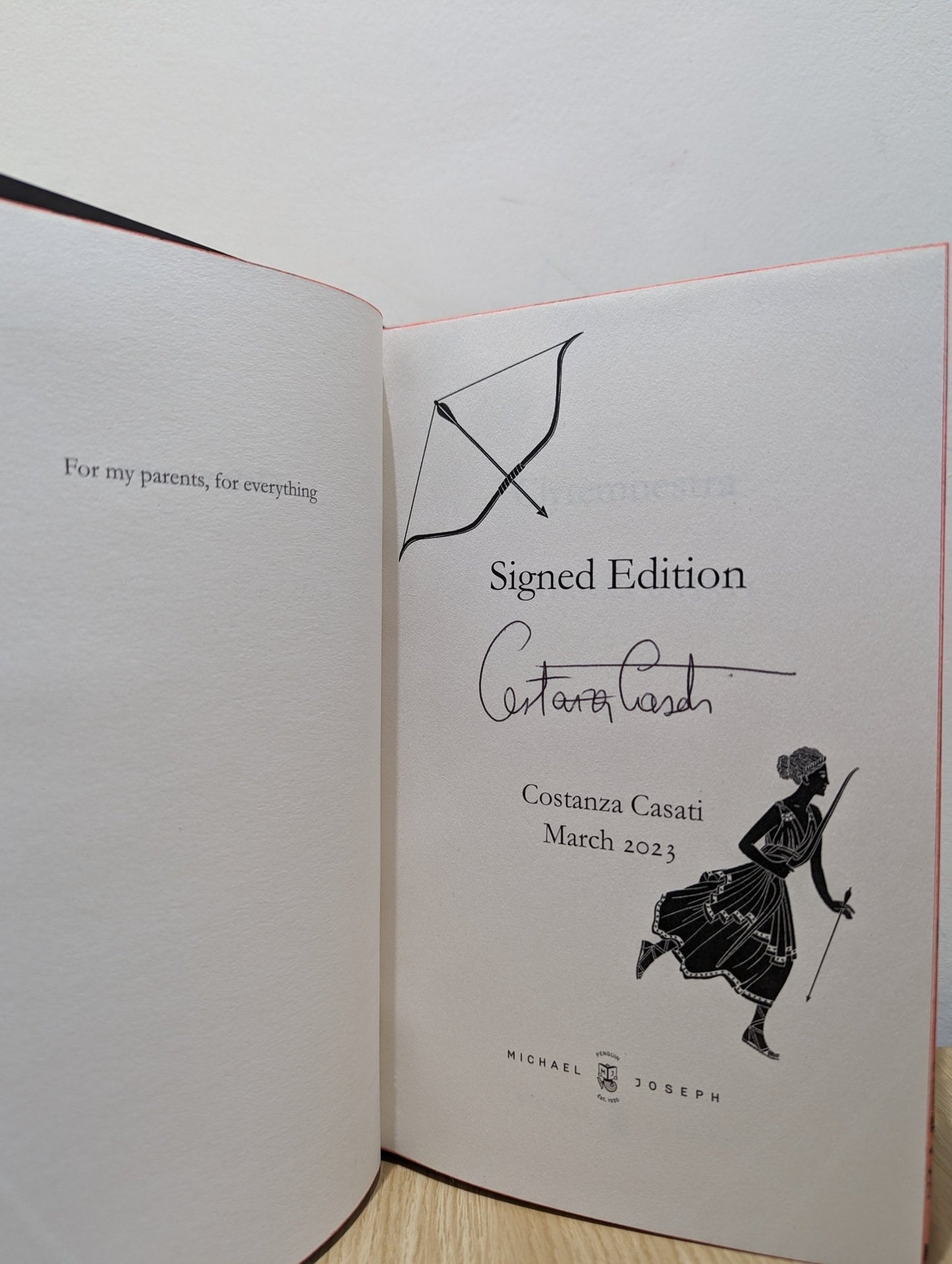 Clytemnestra by Costanza Casati (Signed First Edition with sprayed edges) - Fialta Books