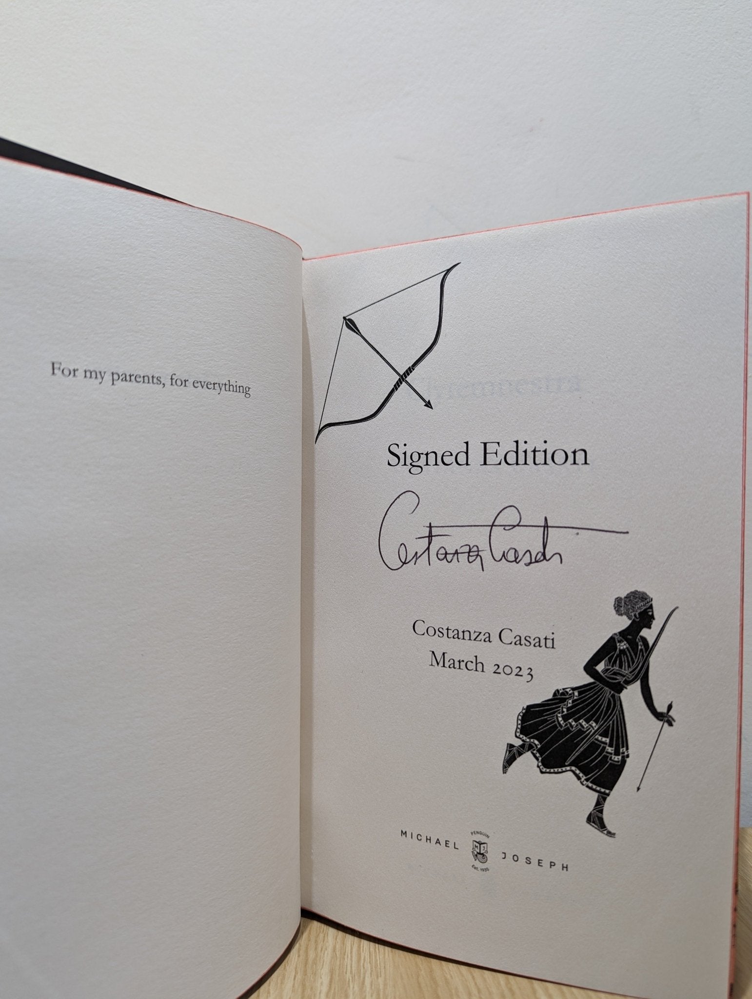 Clytemnestra by Costanza Casati (Signed First Edition with sprayed edges) - Fialta Books