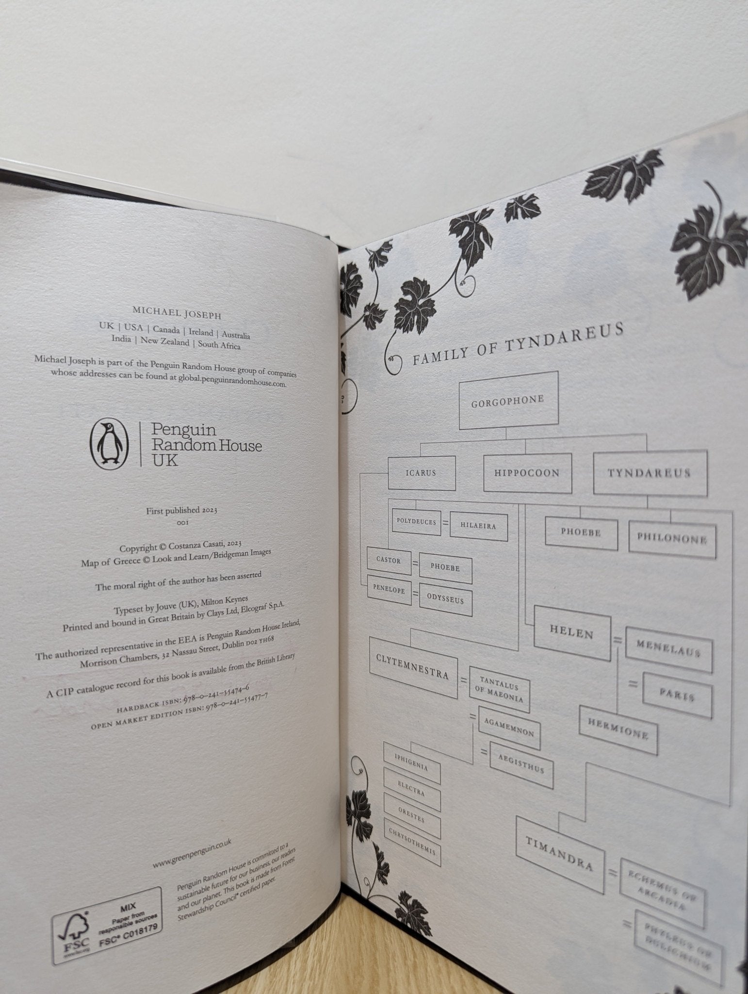 Clytemnestra by Costanza Casati (Signed Numbered First Edition with sprayed edges) - Fialta Books