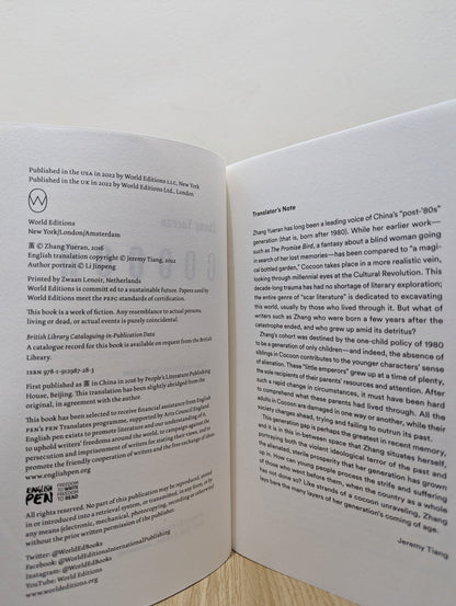 Cocoon by Yueran; Zhang; Tiang; Jeremy (First Edition) - Fialta Books