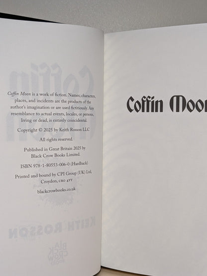 Coffin Moon by Keith Rosson (Signed Deluxe Edition with sprayed edges) - Fialta Books