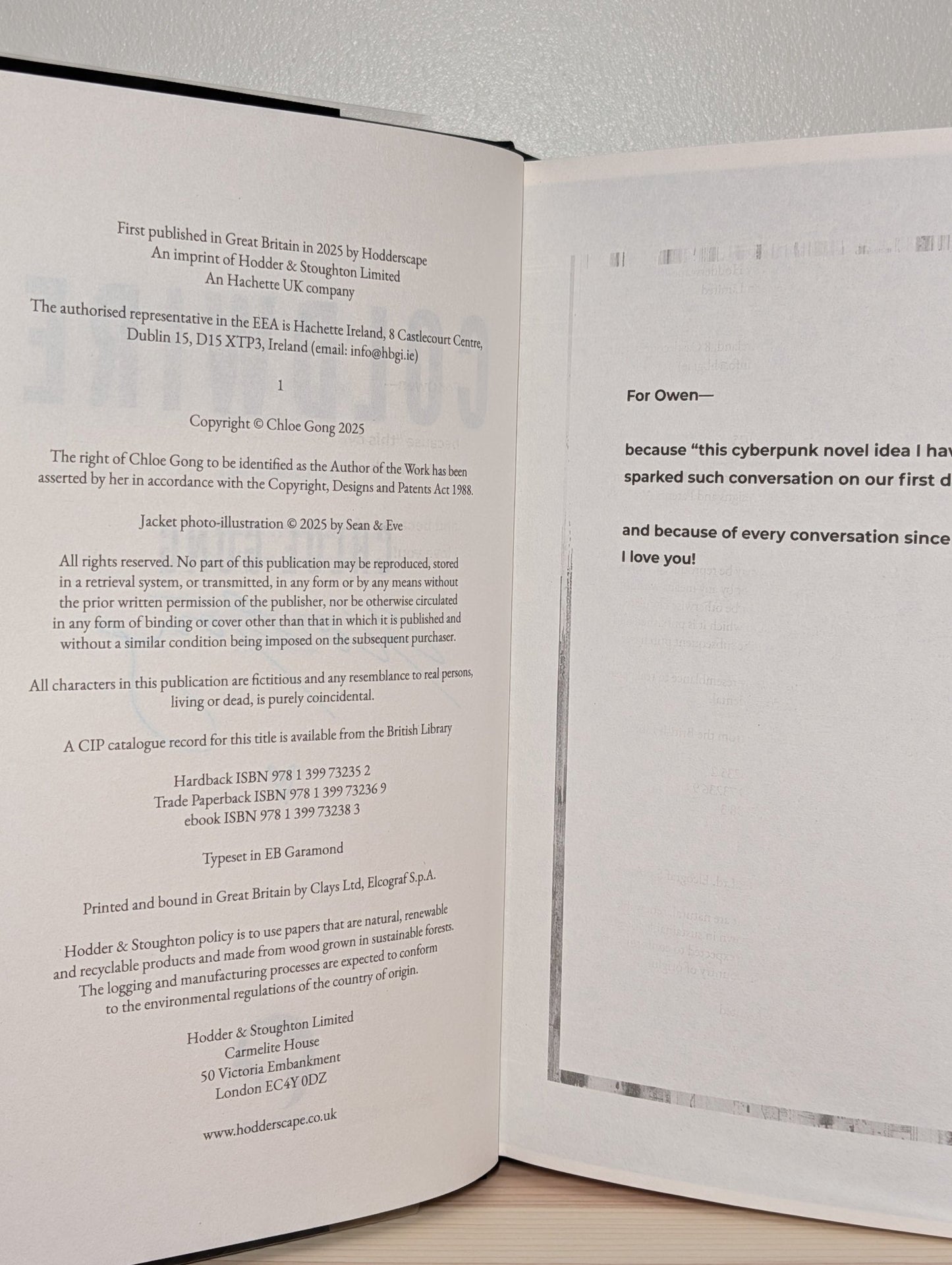 Coldwire by Chloe Gong (Signed First Edition) - Fialta Books