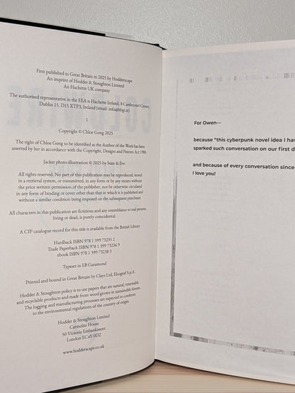 Coldwire by Chloe Gong (Signed First Edition) - Fialta Books