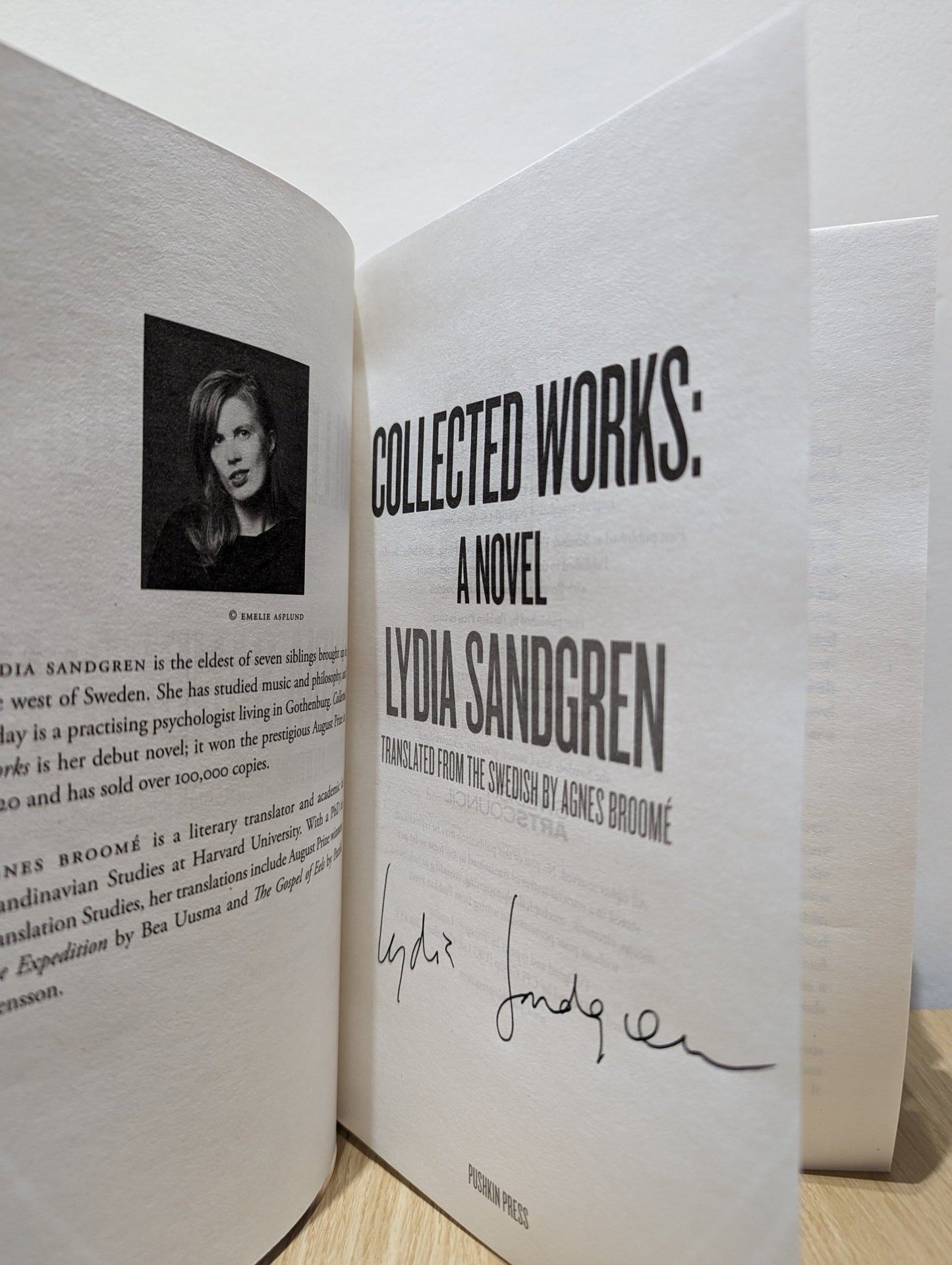 Collected Works: A Novel by Lydia Sandgren - Fialta Books